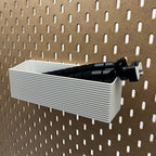 Striped Pegboard Bins