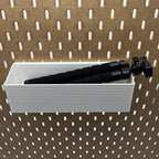 Striped Pegboard Bins