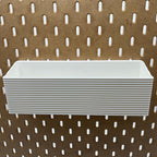 Striped Pegboard Bins, SKADIS, Tall, W:240mm — view 4