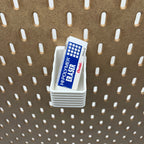 Striped Pegboard Bins