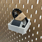 Striped Pegboard Bins