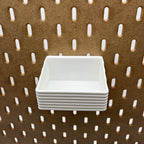 Striped Pegboard Bins
