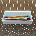 Striped Pegboard Bins, SKADIS, Short, W:160mm