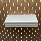 Striped Pegboard Bins, SKADIS, Short, W:160mm — view 4