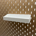 Striped Pegboard Bins, SKADIS, Short, W:200mm — view 4
