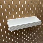 Striped Pegboard Bins