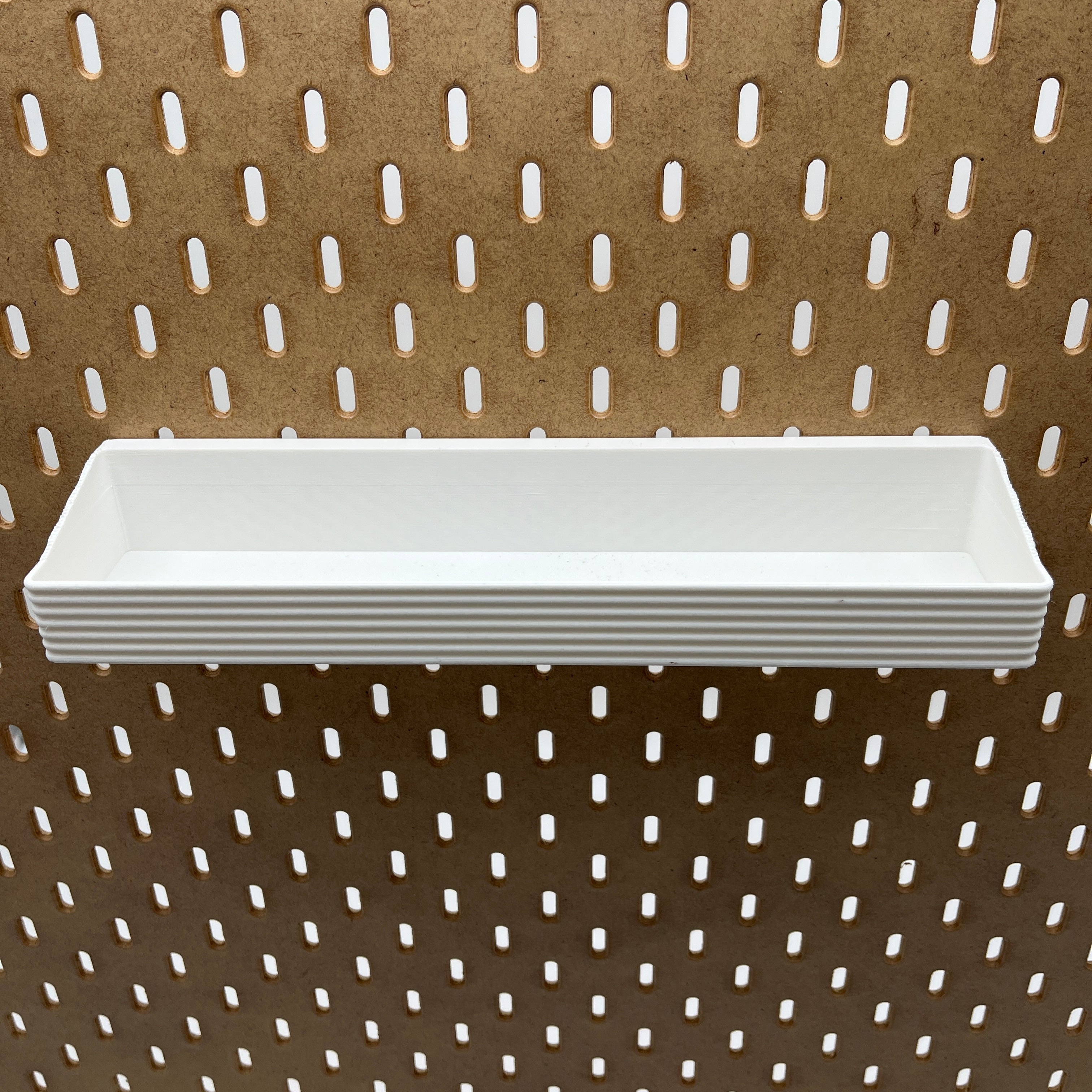 Striped Pegboard Bins, SKADIS, Short, W:280mm — view 4