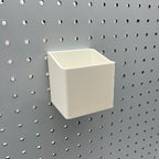 Pegboard Bins, 1/4", Tall, W:3"