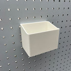 Pegboard Bins, 1/4", Tall, W:4"