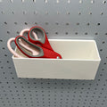 Pegboard Bins, 1/4", Tall, W:8"