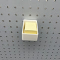 Pegboard Bins, 1/4", Short, W:2"