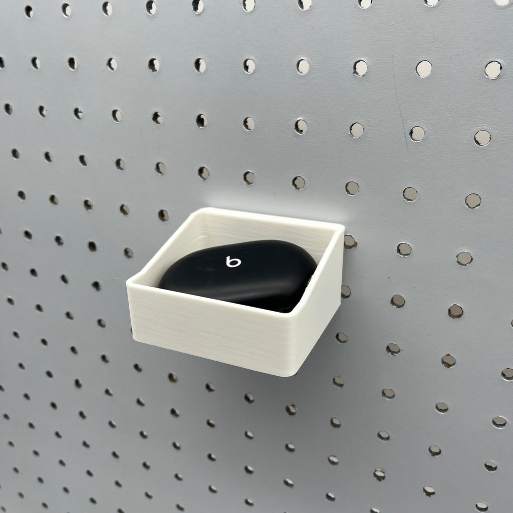 Pegboard Bins, 1/4", Short, W:3"