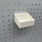 Pegboard Bins, 1/4", Short, W:3" — view 6