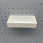 Pegboard Bins, 1/4", Short, W:6" — view 4