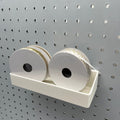 Pegboard Bins, 1/4", Short, W:7"