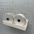 Pegboard Bins, 1/4", Short, W:7"