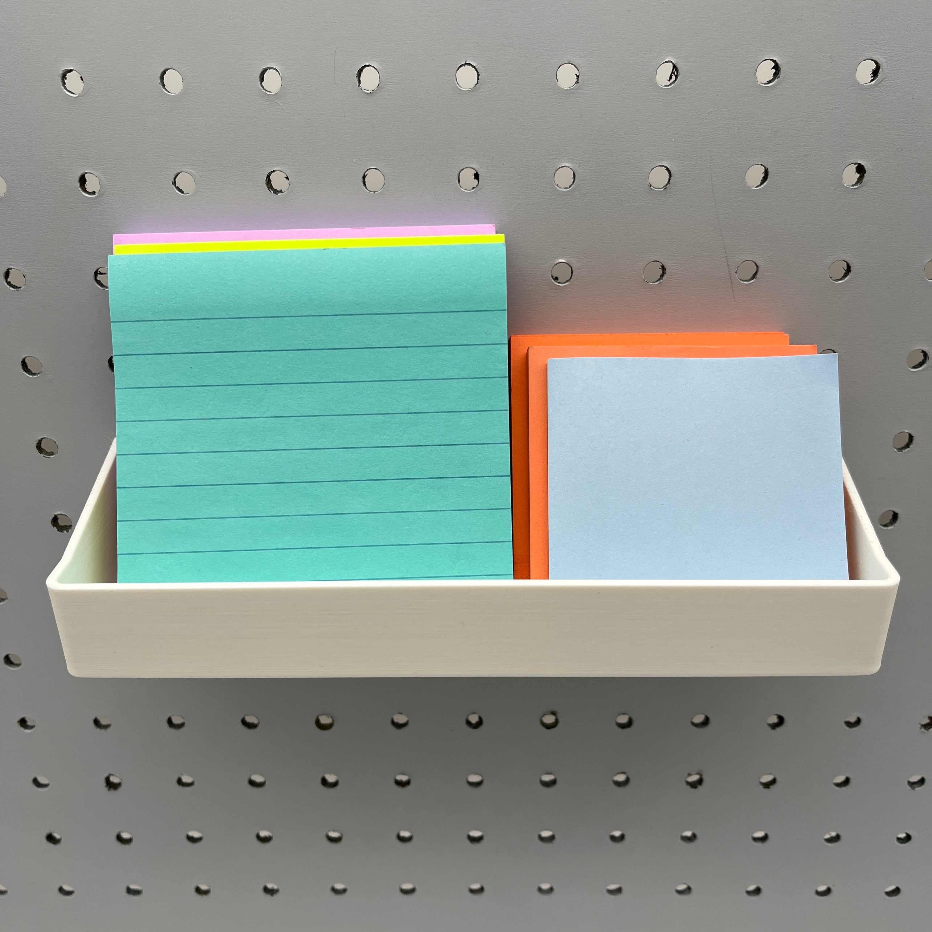 Pegboard Bins, 1/4", Short, W:8" — view 2