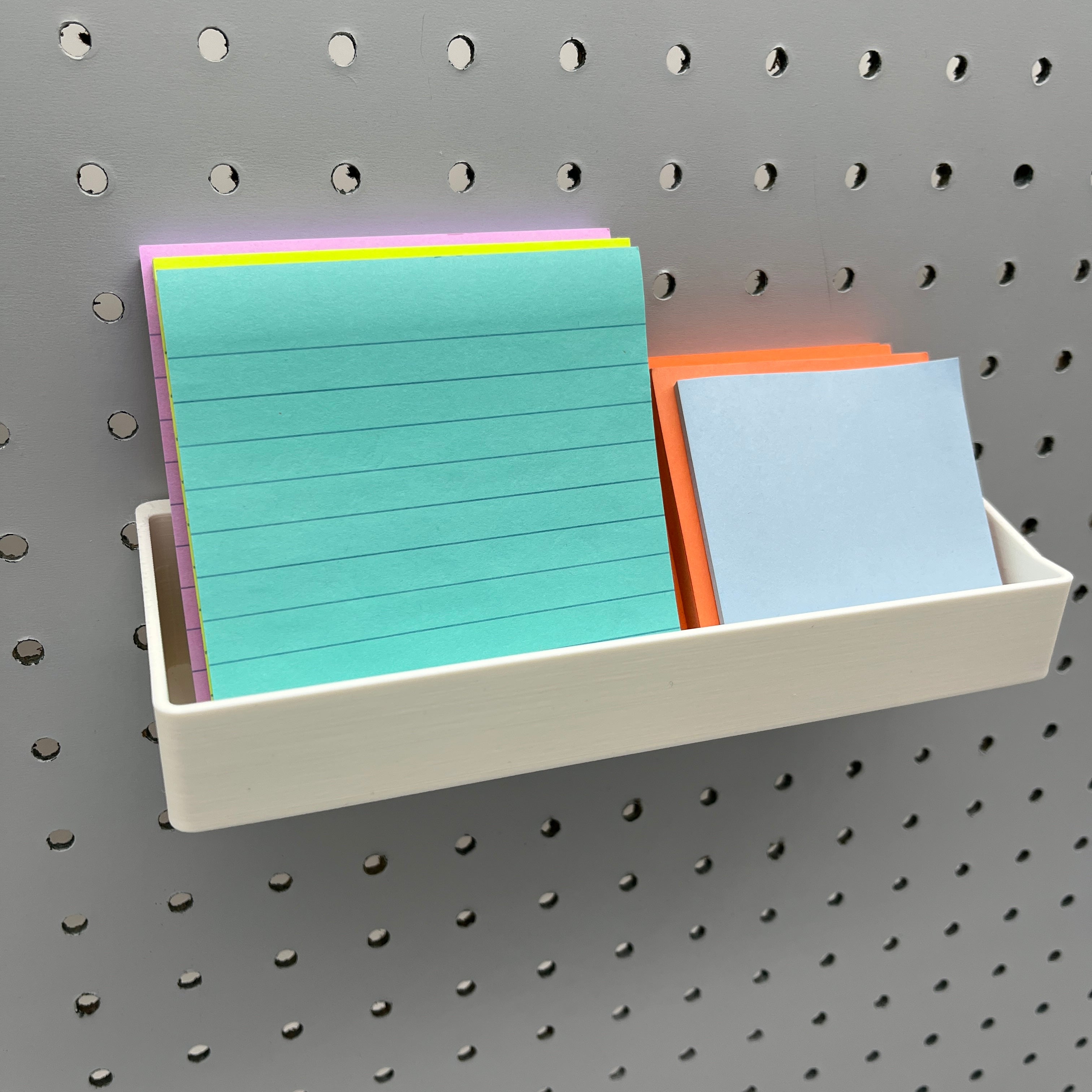 Pegboard Bins, 1/4", Short, W:8" — view 3