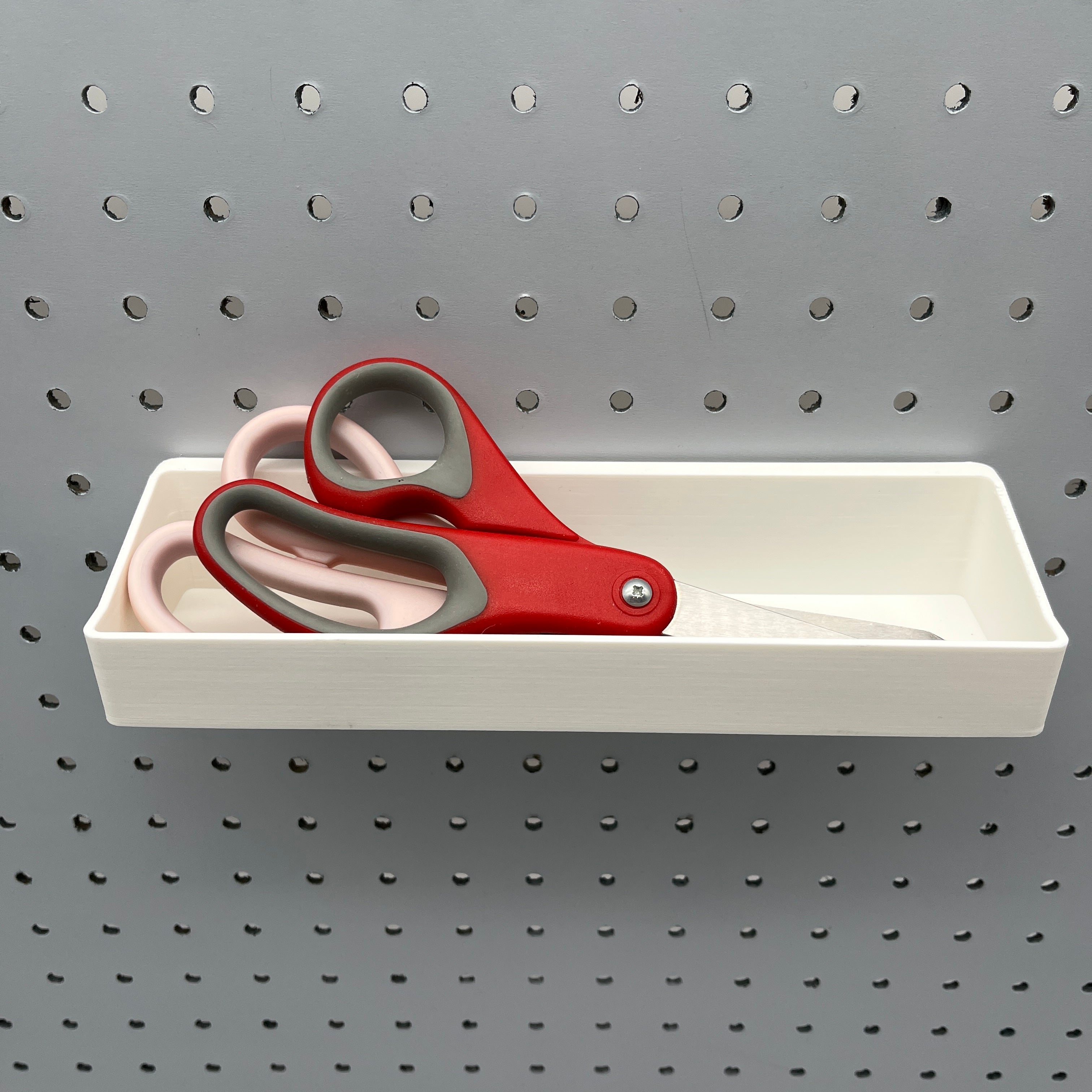 Pegboard Bins, 1/4", Short, W:9" — view 2