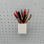 Striped Pegboard Bins