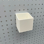 Striped Pegboard Bins