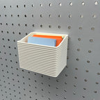Striped Pegboard Bins