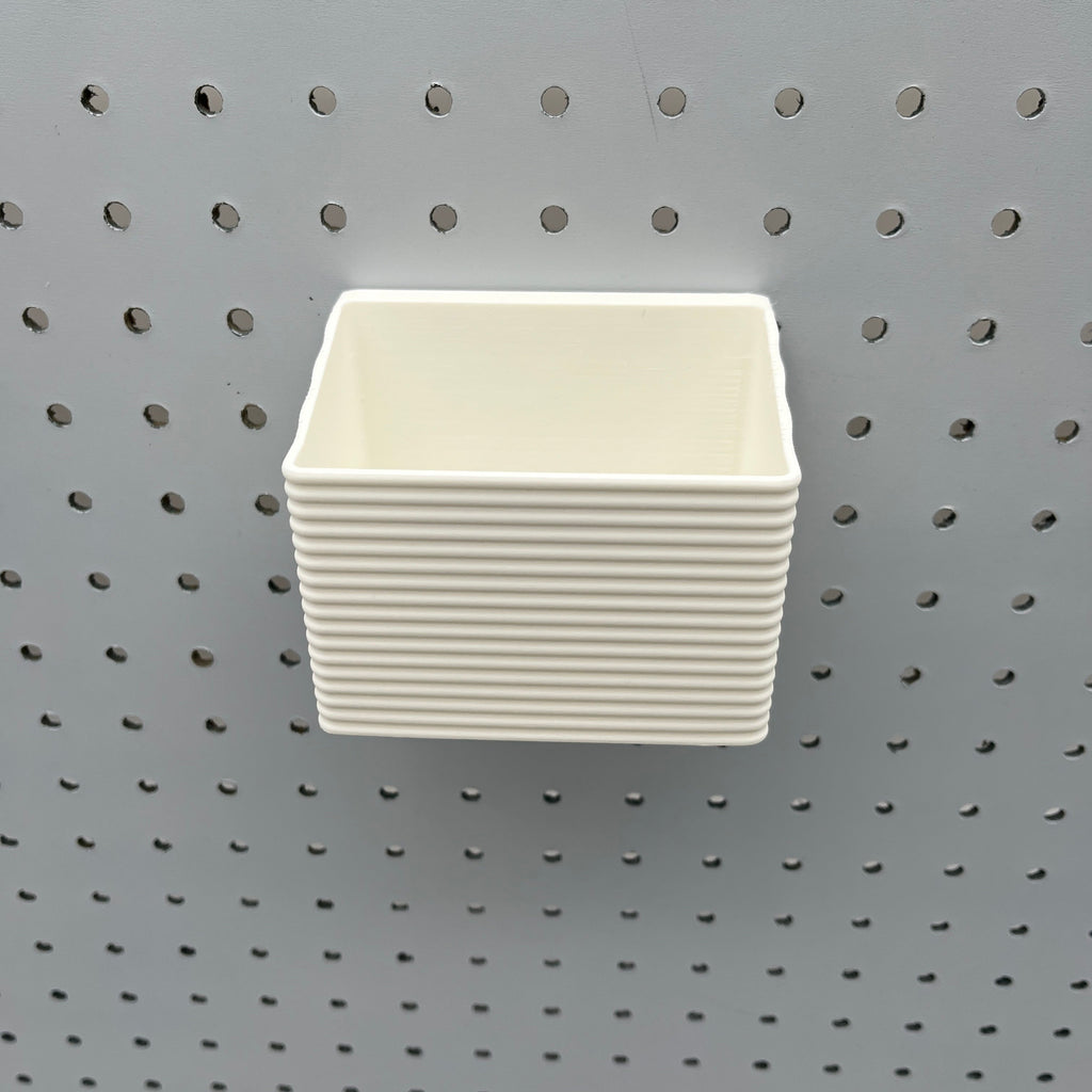 Striped Pegboard Bins, 1/4", Tall, W:4" — view 4