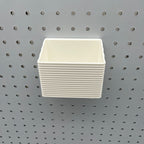 Striped Pegboard Bins, 1/4", Tall, W:4" — view 4