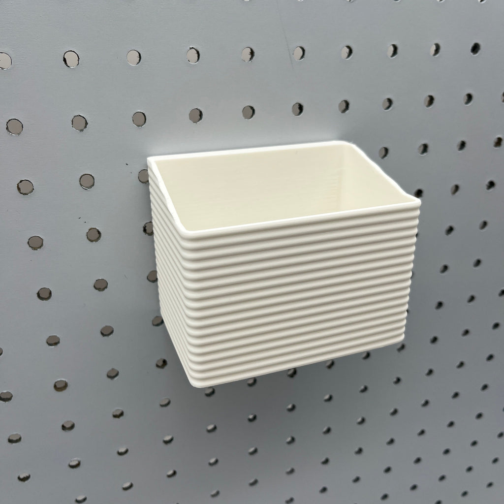 Striped Pegboard Bins, 1/4", Tall, W:4" — view 3