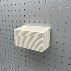 Striped Pegboard Bins, 1/4", Tall, W:5" — view 3