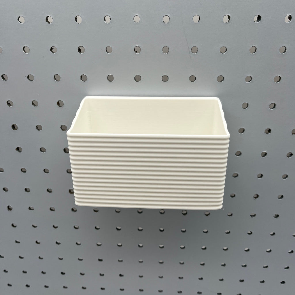 Striped Pegboard Bins, 1/4", Tall, W:5" — view 4