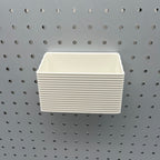 Striped Pegboard Bins, 1/4", Tall, W:5" — view 4
