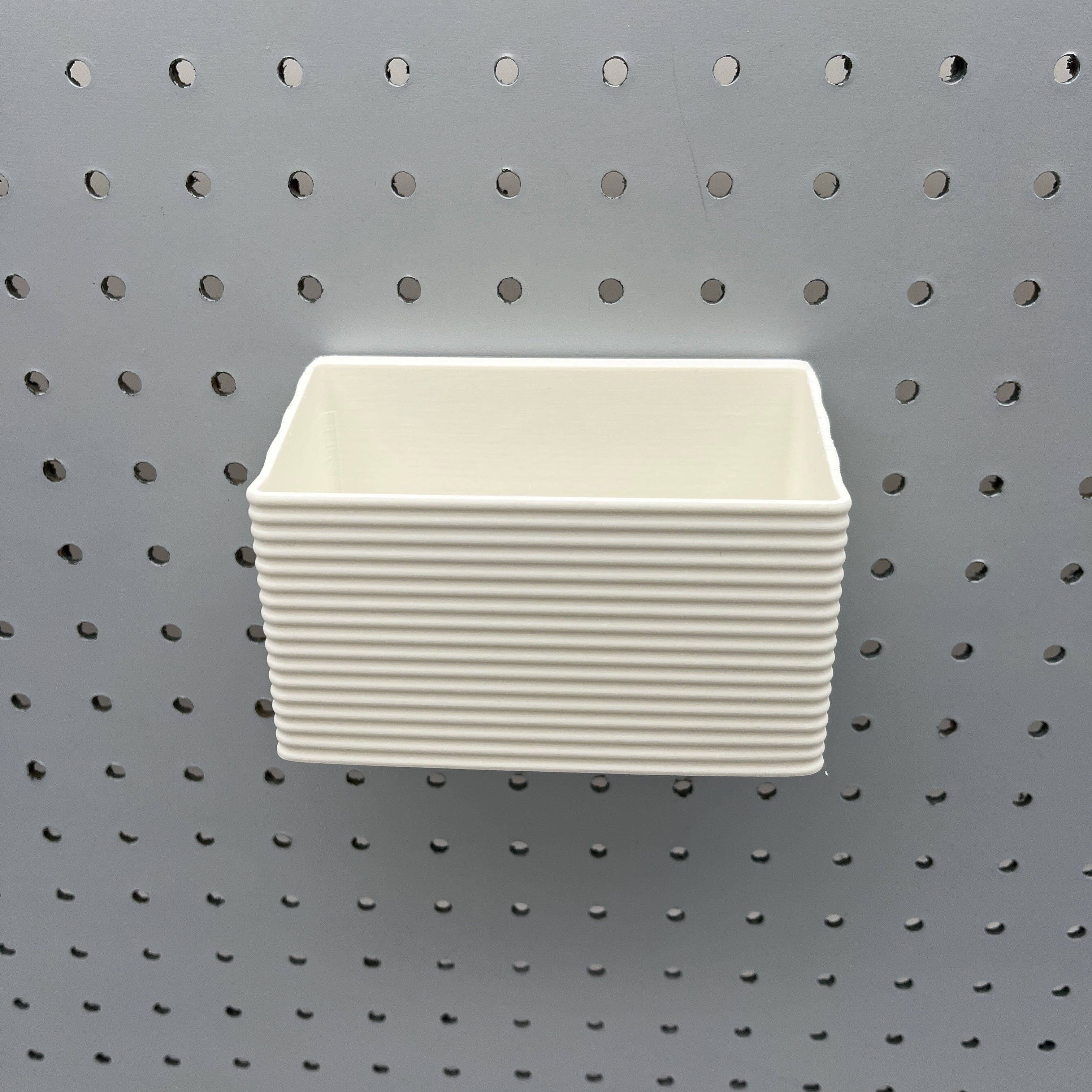 Striped Pegboard Bins, 1/4", Tall, W:5" — view 4