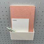 Striped Pegboard Bins