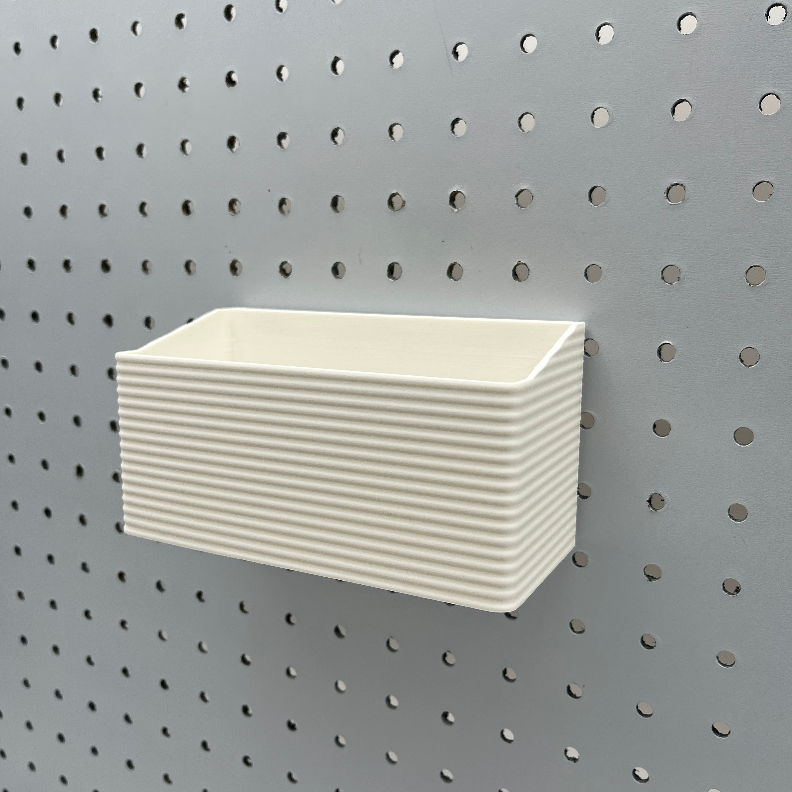 Striped Pegboard Bins, 1/4", Tall, W:6" — view 5
