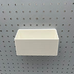 Striped Pegboard Bins