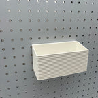 Striped Pegboard Bins