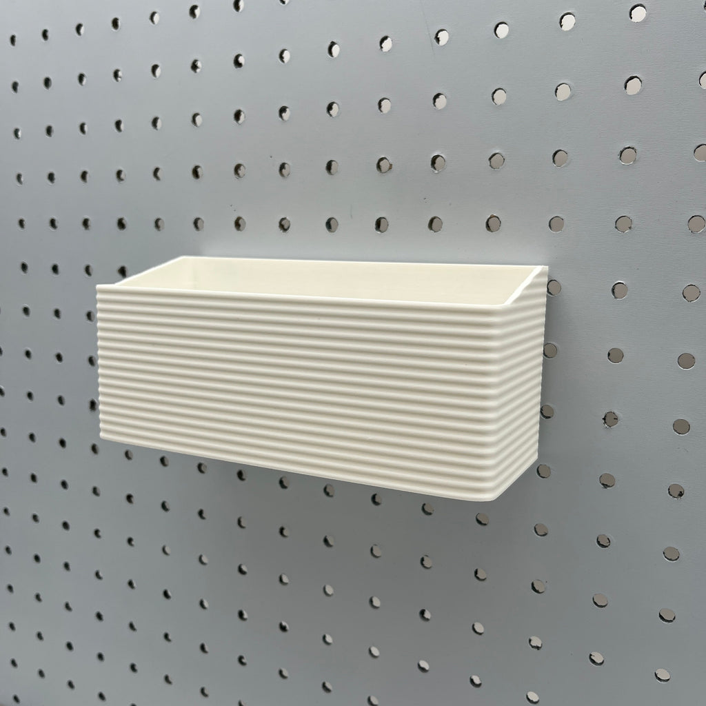 Striped Pegboard Bins, 1/4", Tall, W:7" — view 5