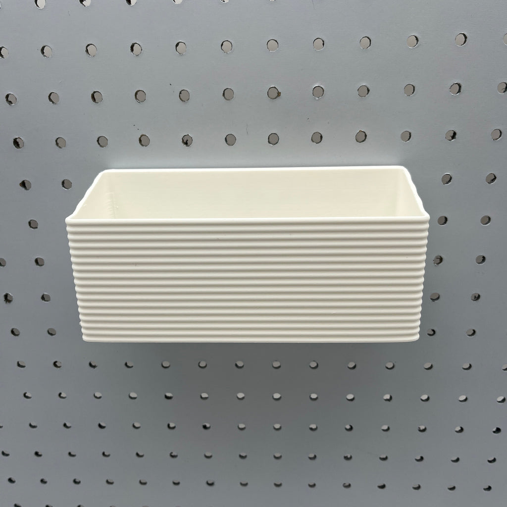 Striped Pegboard Bins, 1/4", Tall, W:7" — view 4