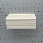 Striped Pegboard Bins, 1/4", Tall, W:7" — view 4