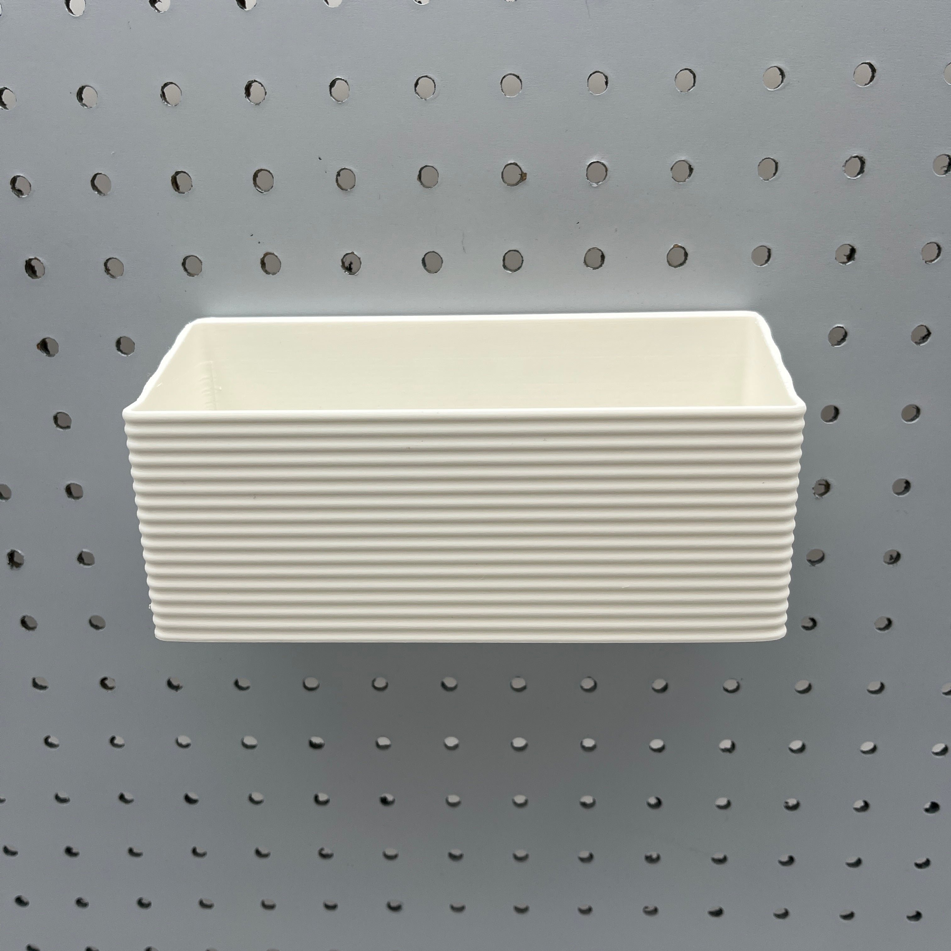 Striped Pegboard Bins, 1/4", Tall, W:7" — view 4
