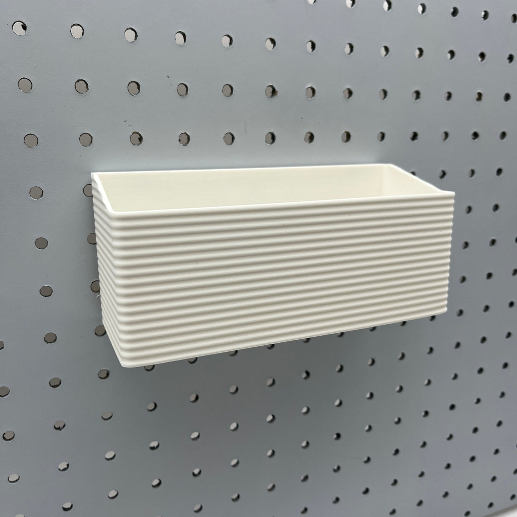 Striped Pegboard Bins, 1/4", Tall, W:7" — view 3