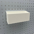 Striped Pegboard Bins, 1/4", Tall, W:7" — view 3