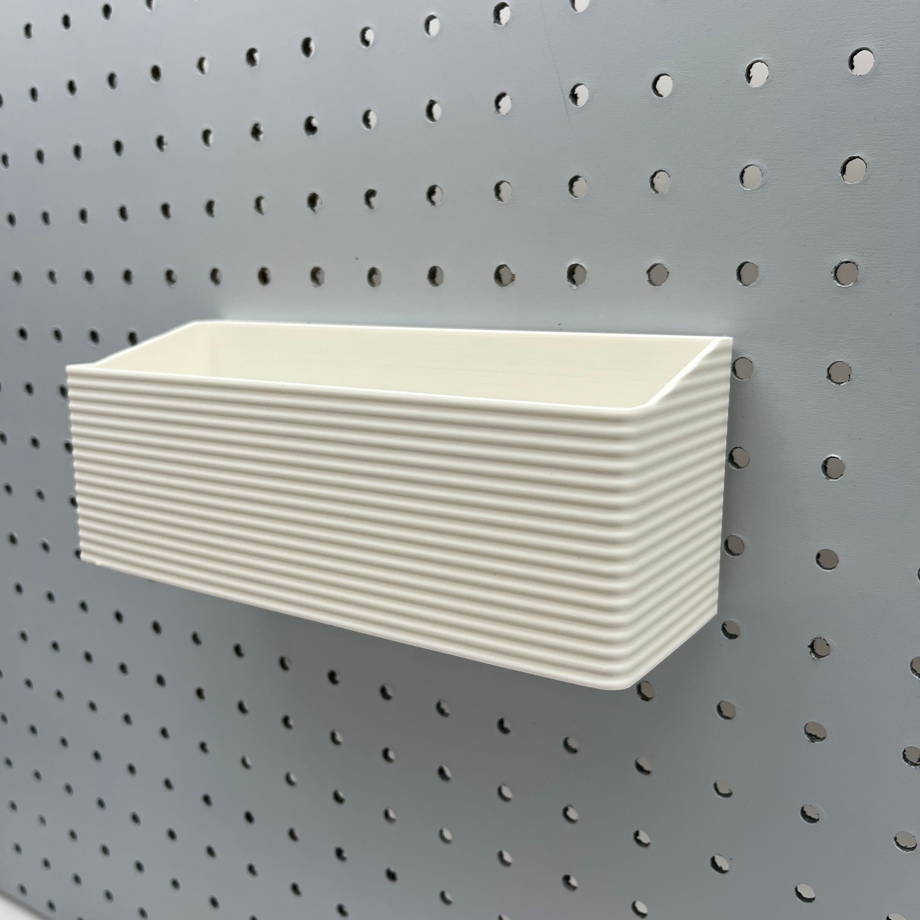 Striped Pegboard Bins, 1/4", Tall, W:8" — view 4