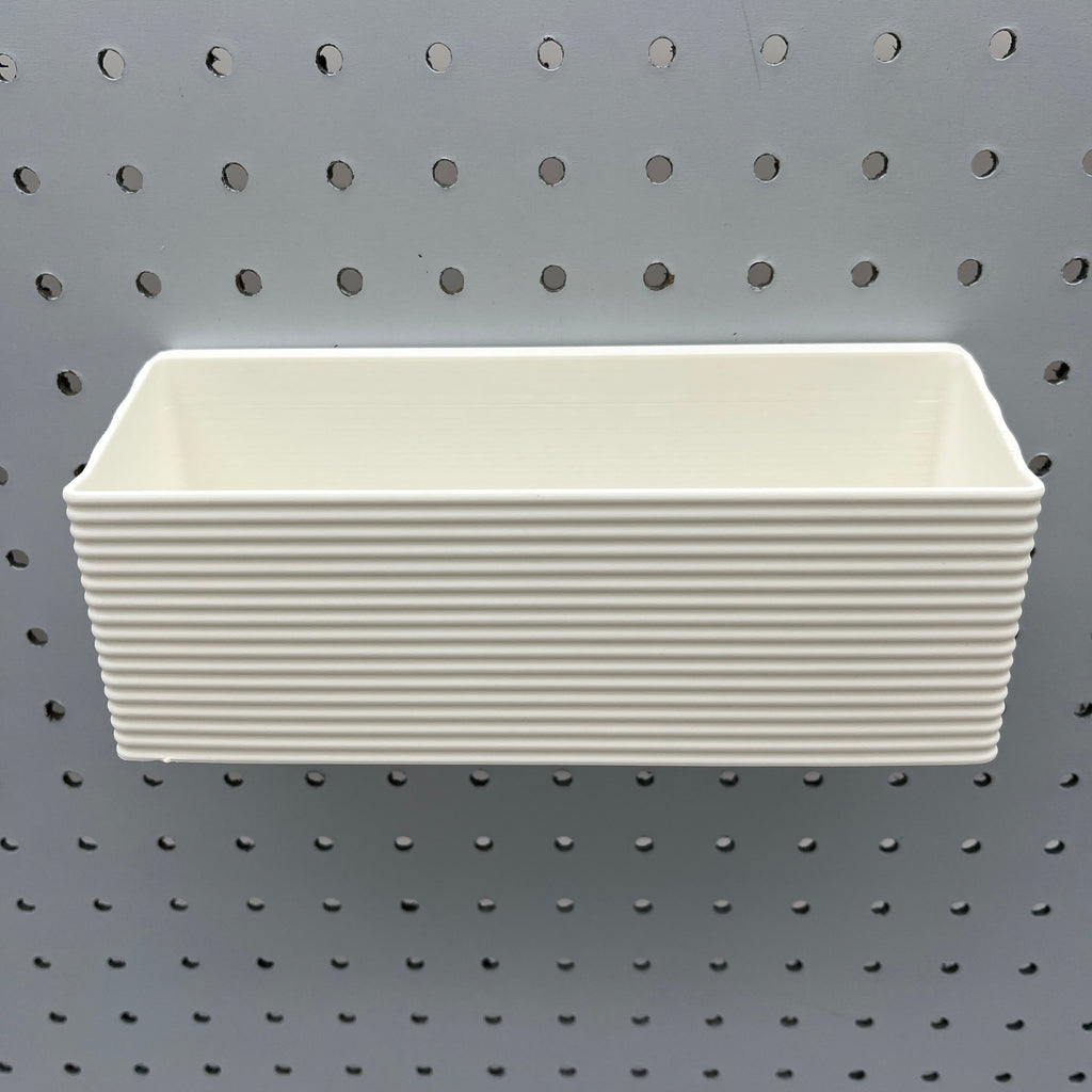 Striped Pegboard Bins, 1/4", Tall, W:8" — view 3
