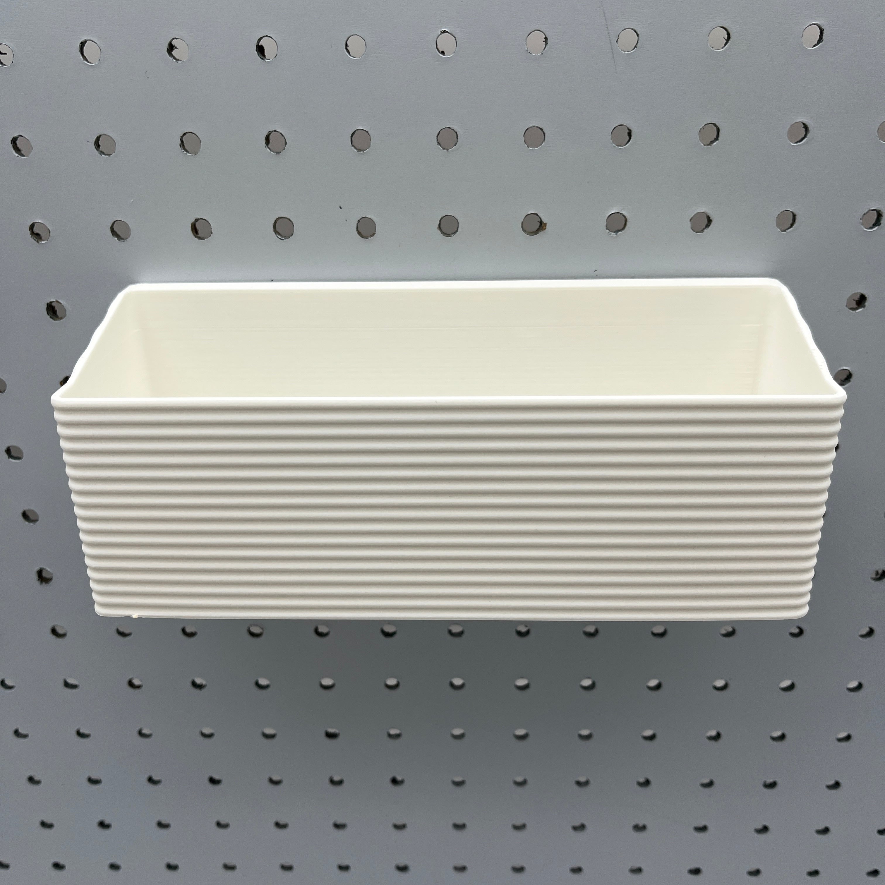 Striped Pegboard Bins, 1/4", Tall, W:8" — view 3