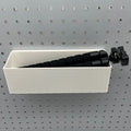 Striped Pegboard Bins, 1/4", Tall, W:9"