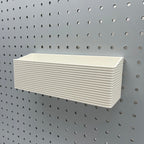 Striped Pegboard Bins