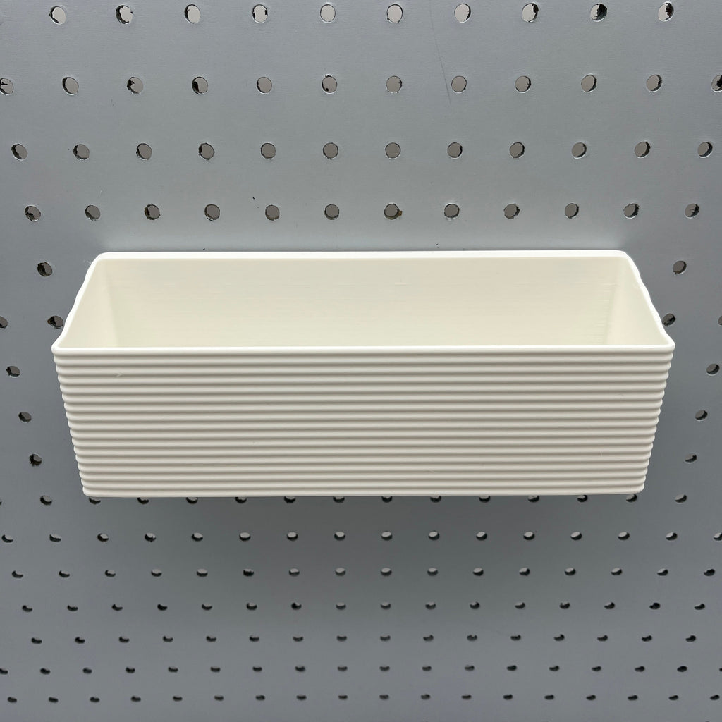 Striped Pegboard Bins, 1/4", Tall, W:9" — view 4