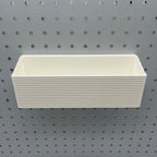 Striped Pegboard Bins, 1/4", Tall, W:9" — view 4